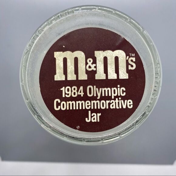 ‎Vintage M&M 1984 Olympic Commemorative Candy Jar - Picture 3 of 5